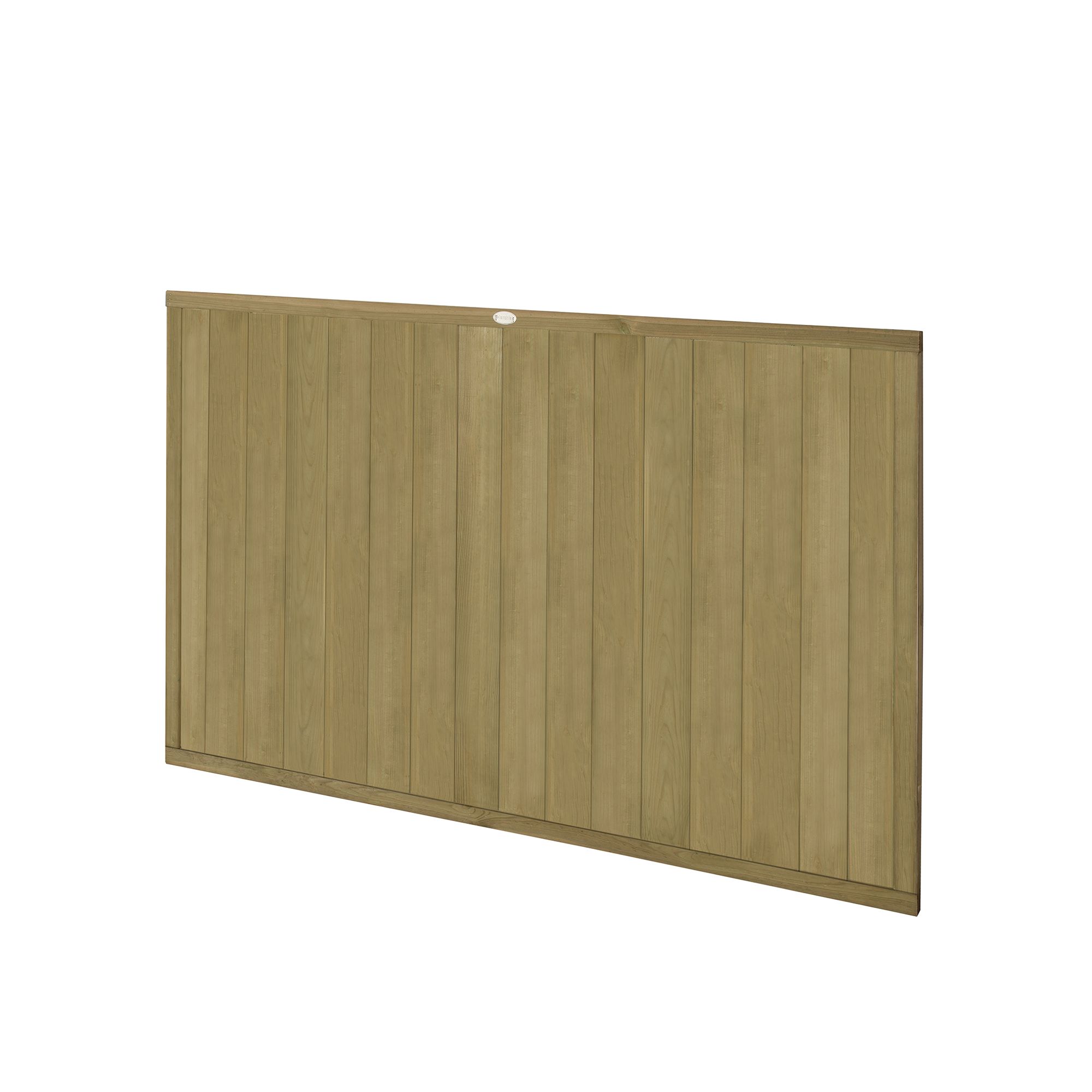 Forest Garden Traditional Tongue & groove 6ft Fence panel (W)1.22m (H)1.83m, Pack of 4