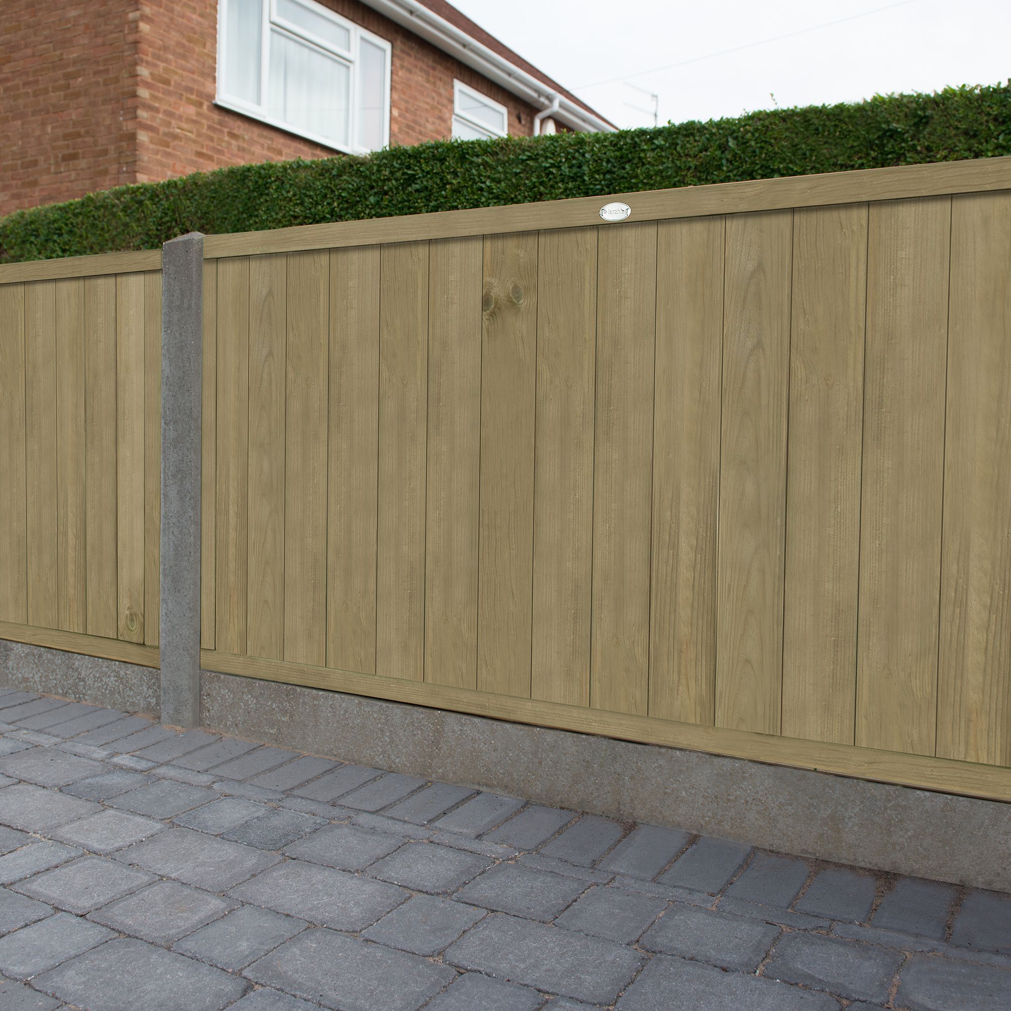 Forest Garden Traditional Tongue & groove 6ft Fence panel (W)1.22m (H)1.83m, Pack of 4
