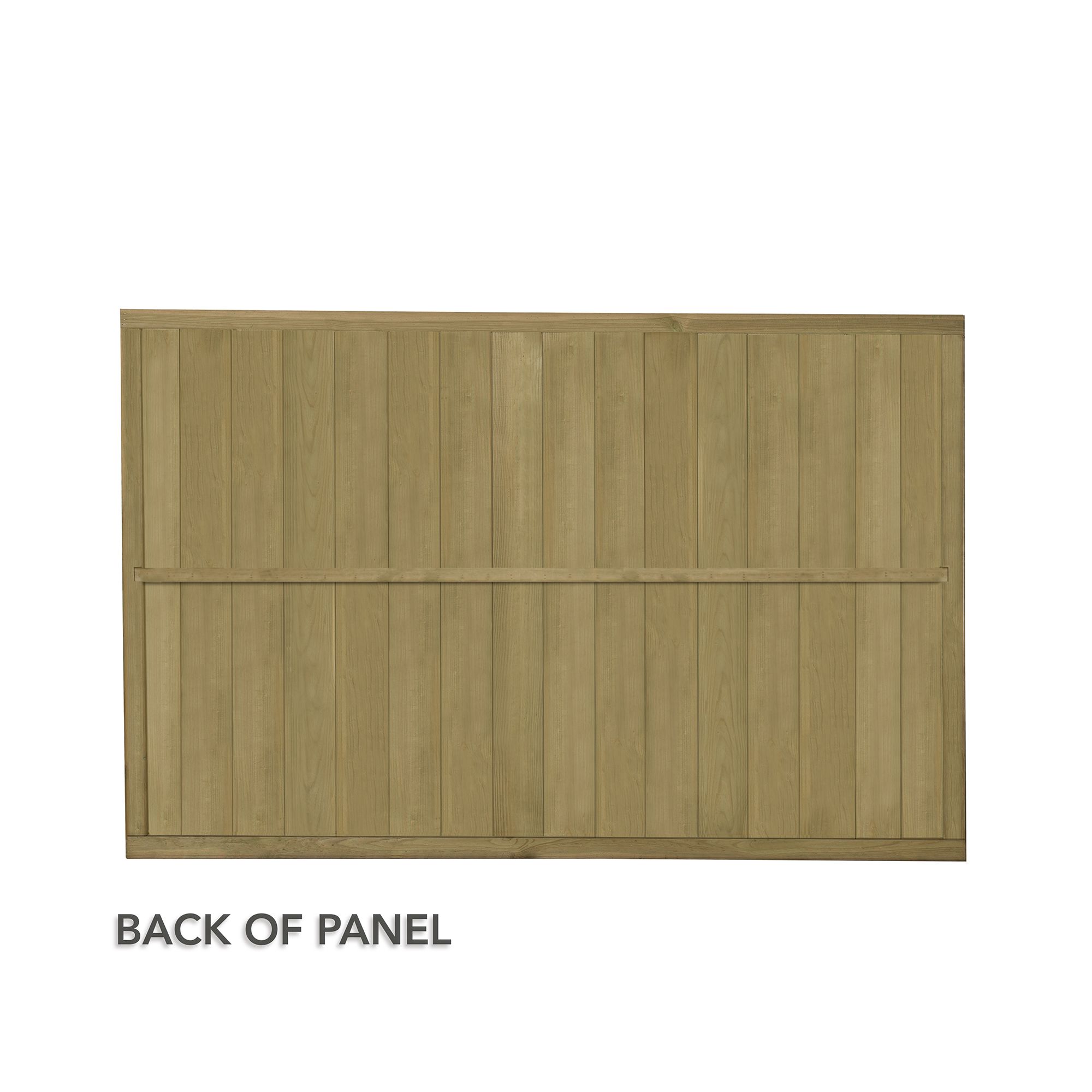Forest Garden Traditional Tongue & groove 6ft Fence panel (W)1.22m (H)1.83m, Pack of 4