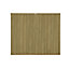 Forest Garden Traditional Tongue & groove 6ft Fence panel (W)1.52m (H)1.83m, Pack of 5