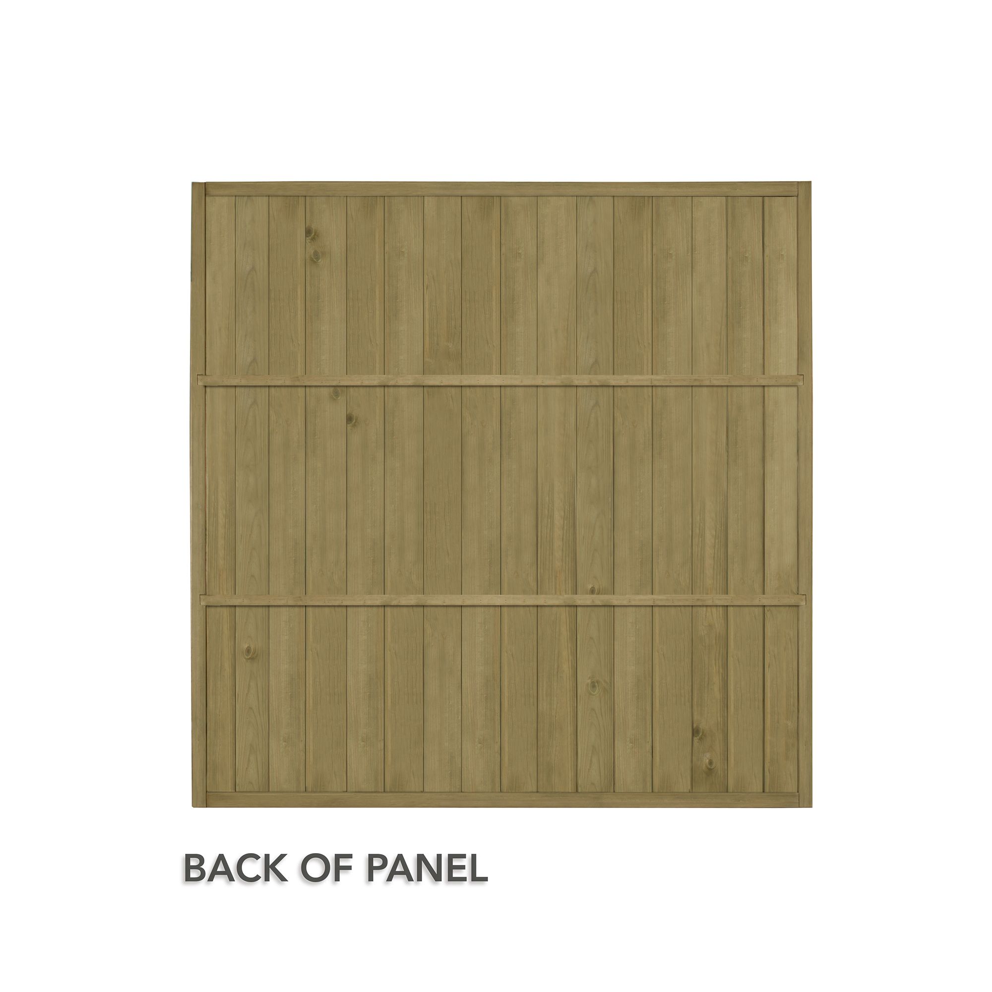 Forest Garden Traditional Tongue & groove 6ft Fence panel (W)1.83m (H)1.83m, Pack of 5