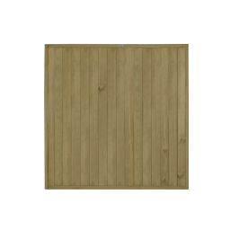 Forest Garden Traditional Tongue & groove Fence panel (W)1.83m (H)1.83m, Pack of 4