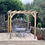 Forest Garden Ultima Square Pergola, (H)2450mm (W)2400mm