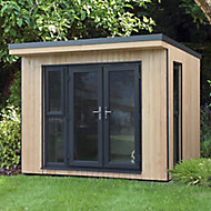 Forest Garden Xtend+ 10x9 Pent Tongue & groove Garden office - Assembly service included