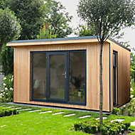 Forest Garden Xtend 13x11 Pent Tongue & groove Garden office - Assembly service included