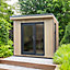 Forest Garden Xtend 8x9 ft with Single door & 2 windows Pent Garden office