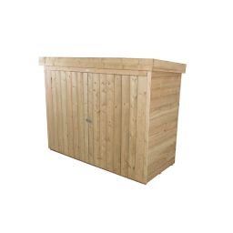 Forest Tongue & groove 6.3x2.8 Pent Garden storage