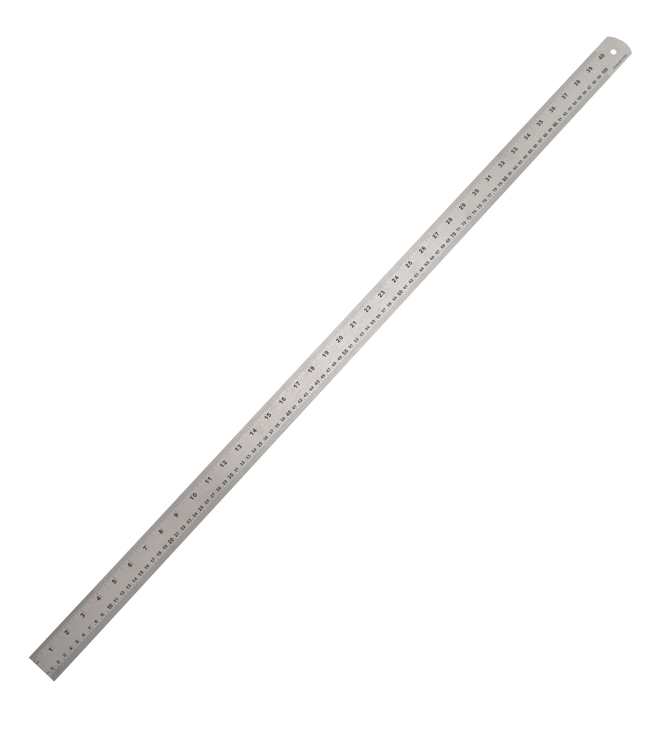 Forge Steel Stainless steel Ruler, (L)1m