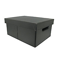 Form Black 30L Plastic Storage box
