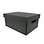 Form Black 30L Plastic Storage box
