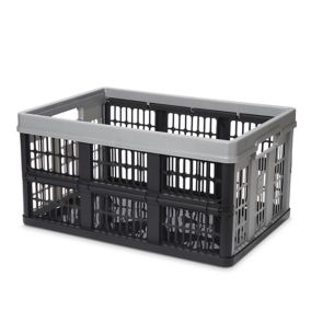 Form Black & grey Foldable 45L Euro box