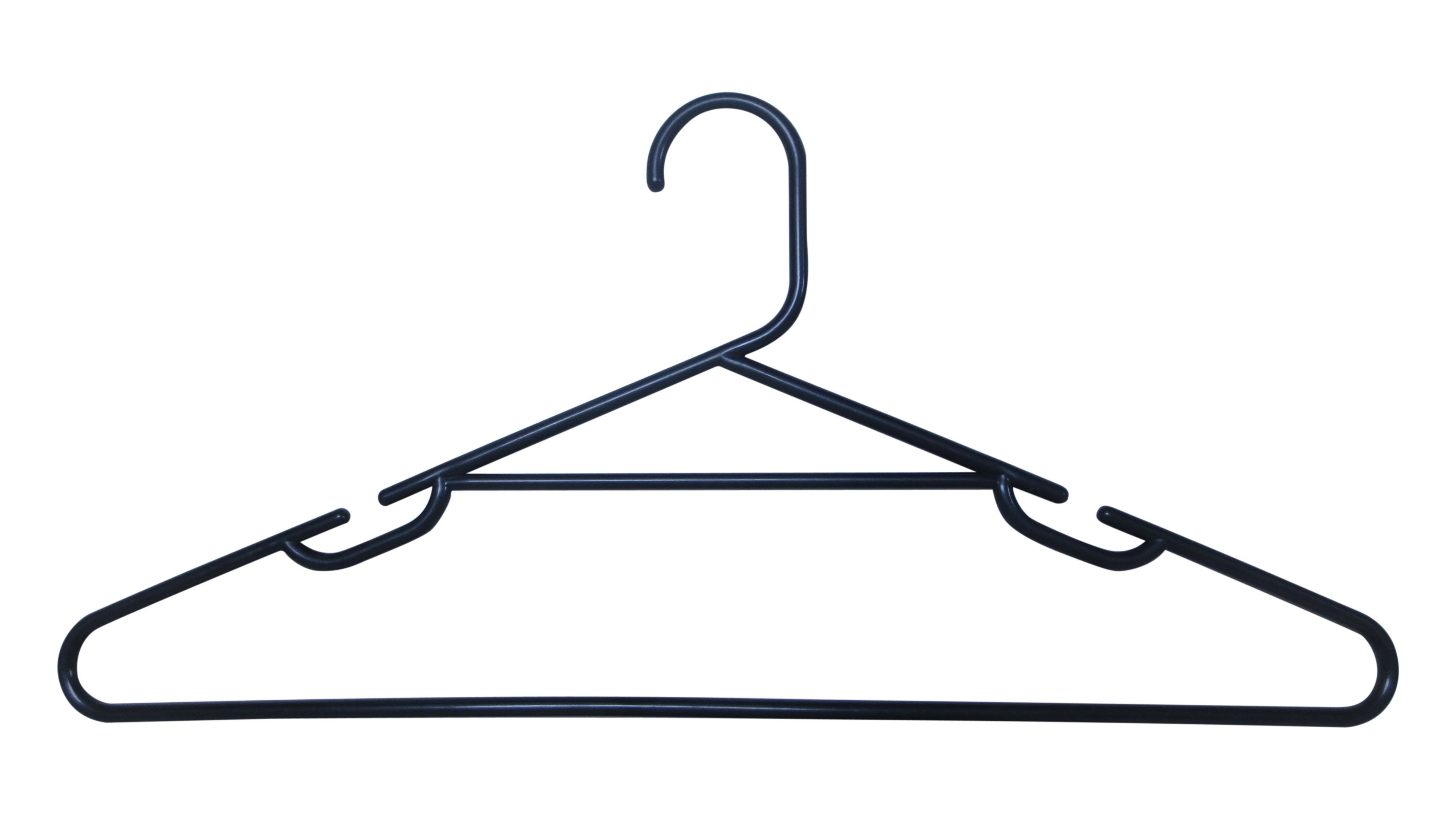 Black Plastic Clothes Hanger