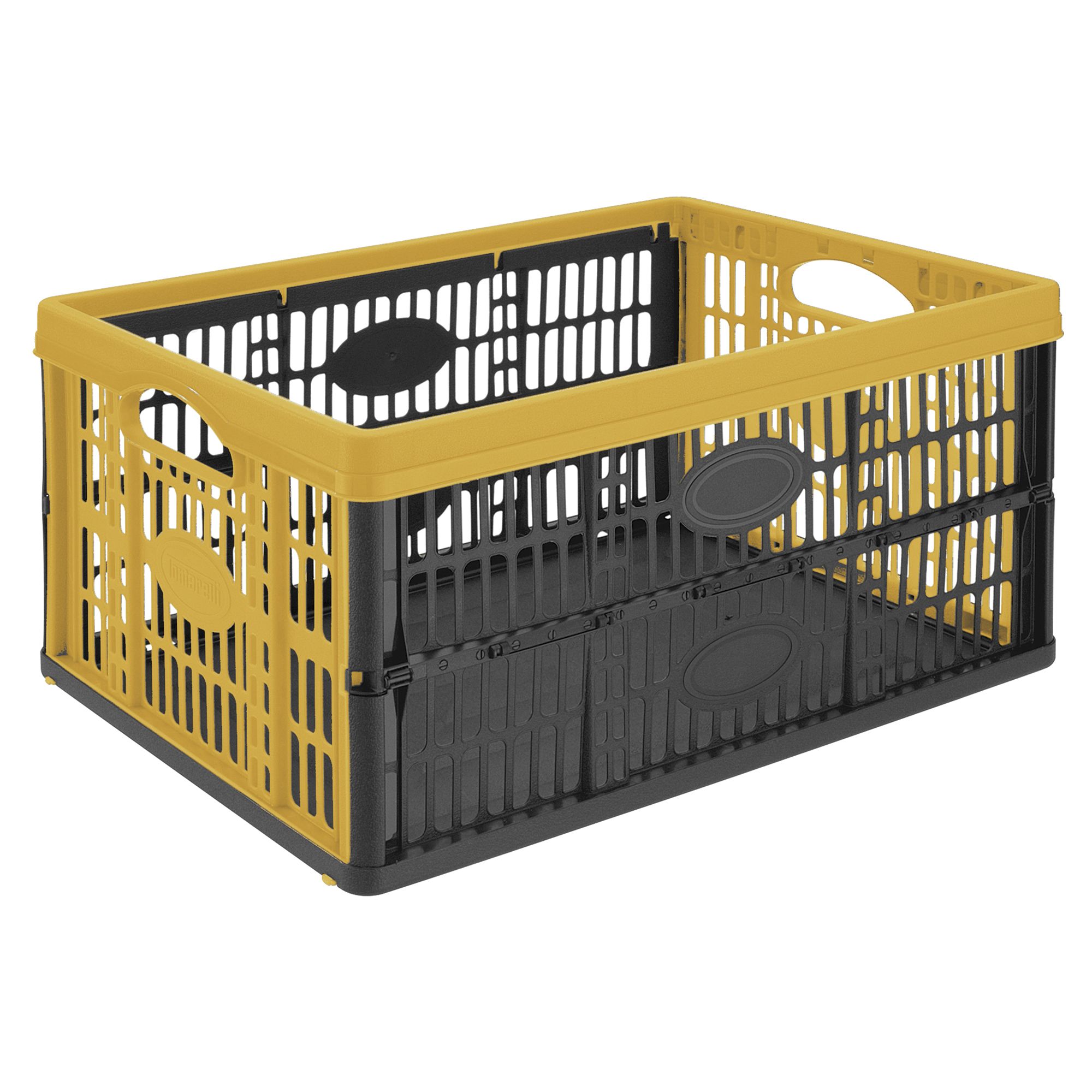 Form Black & Yellow Foldable 33L Euro box