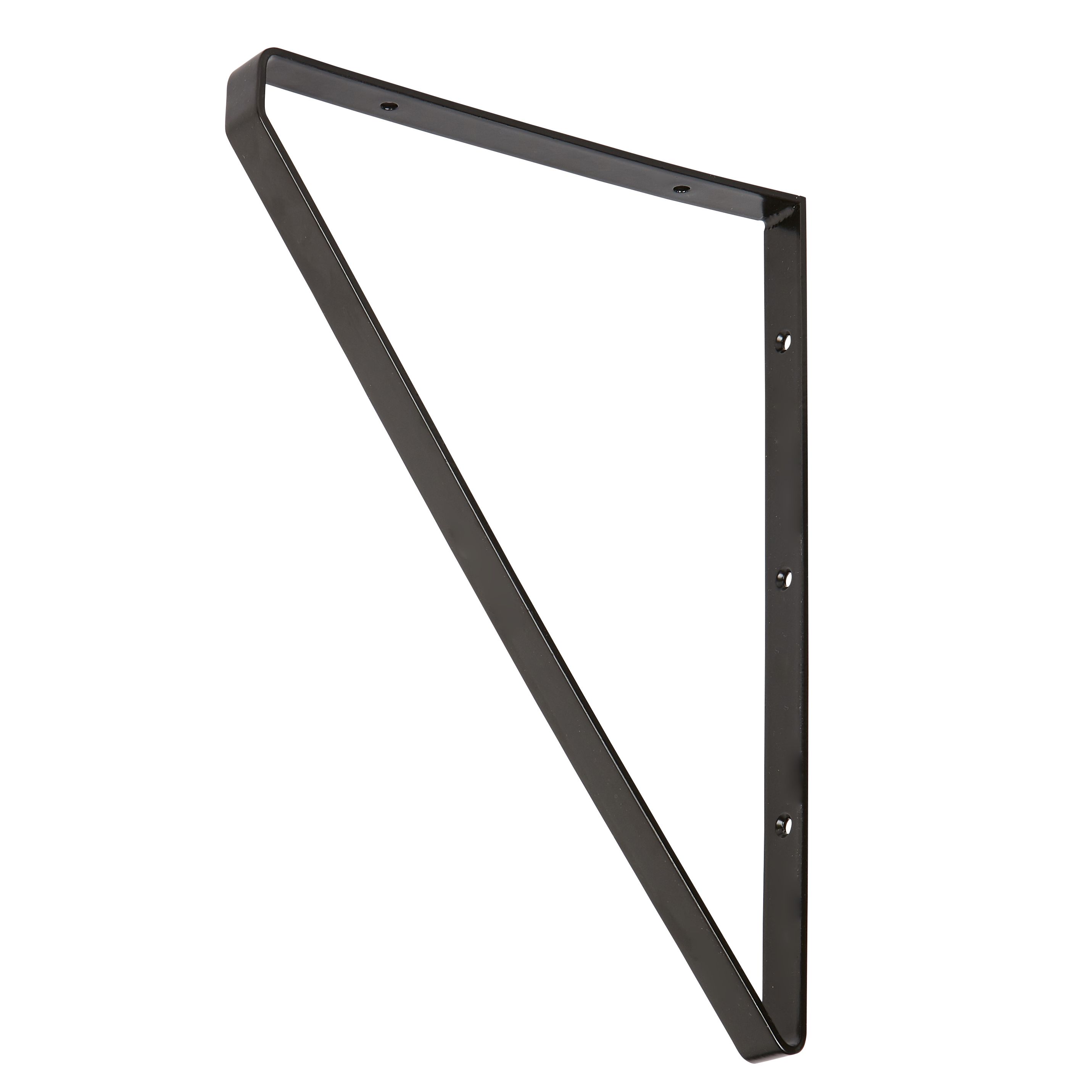 Form Clever Black Steel Shelving bracket (H)280mm (D)200mm DIY at B&Q