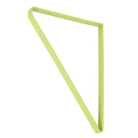 Form Clever Green Painted Steel Shelving bracket (H)280mm (D)200mm