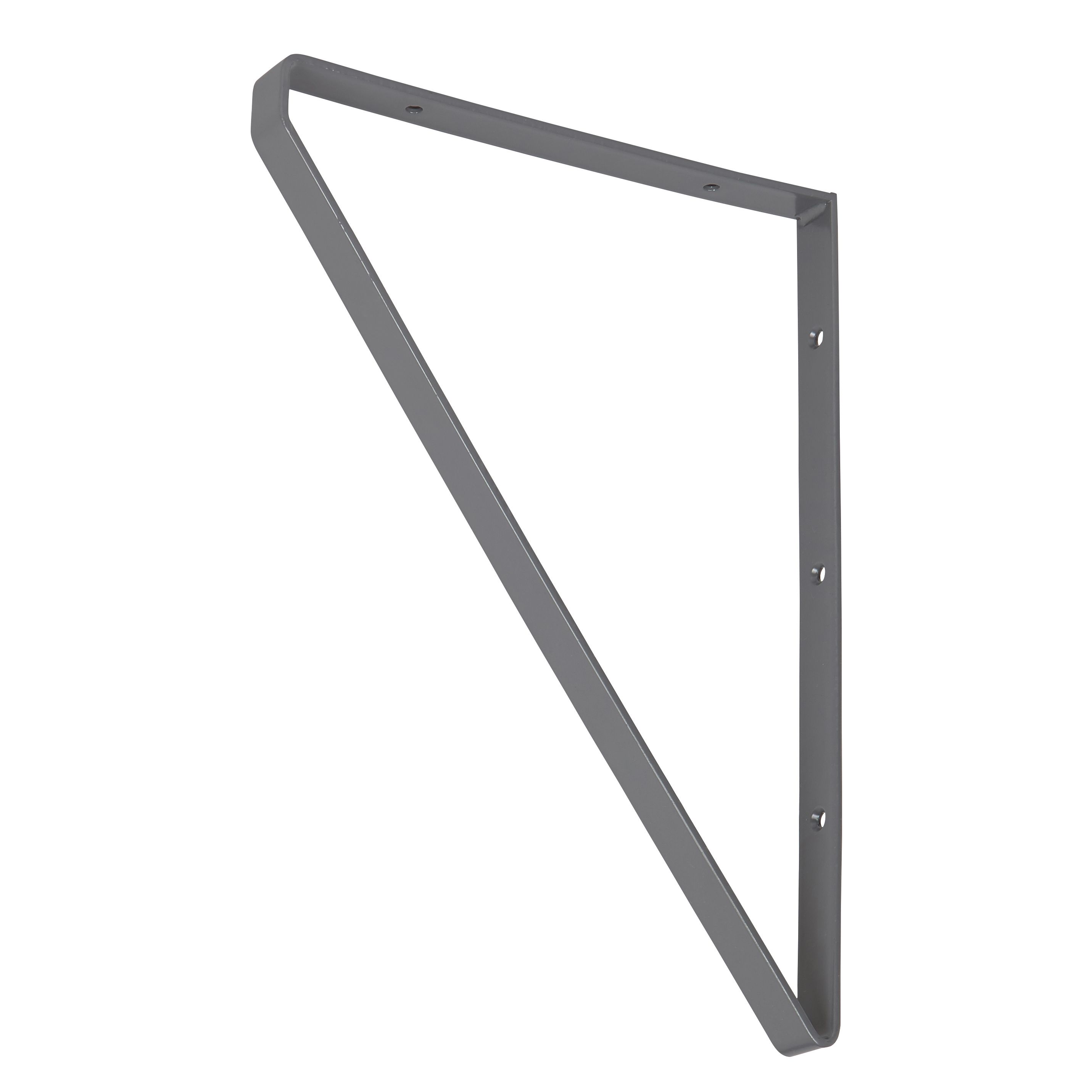 Form Clever Grey Steel Shelving bracket (H)280mm (D)200mm DIY at B&Q