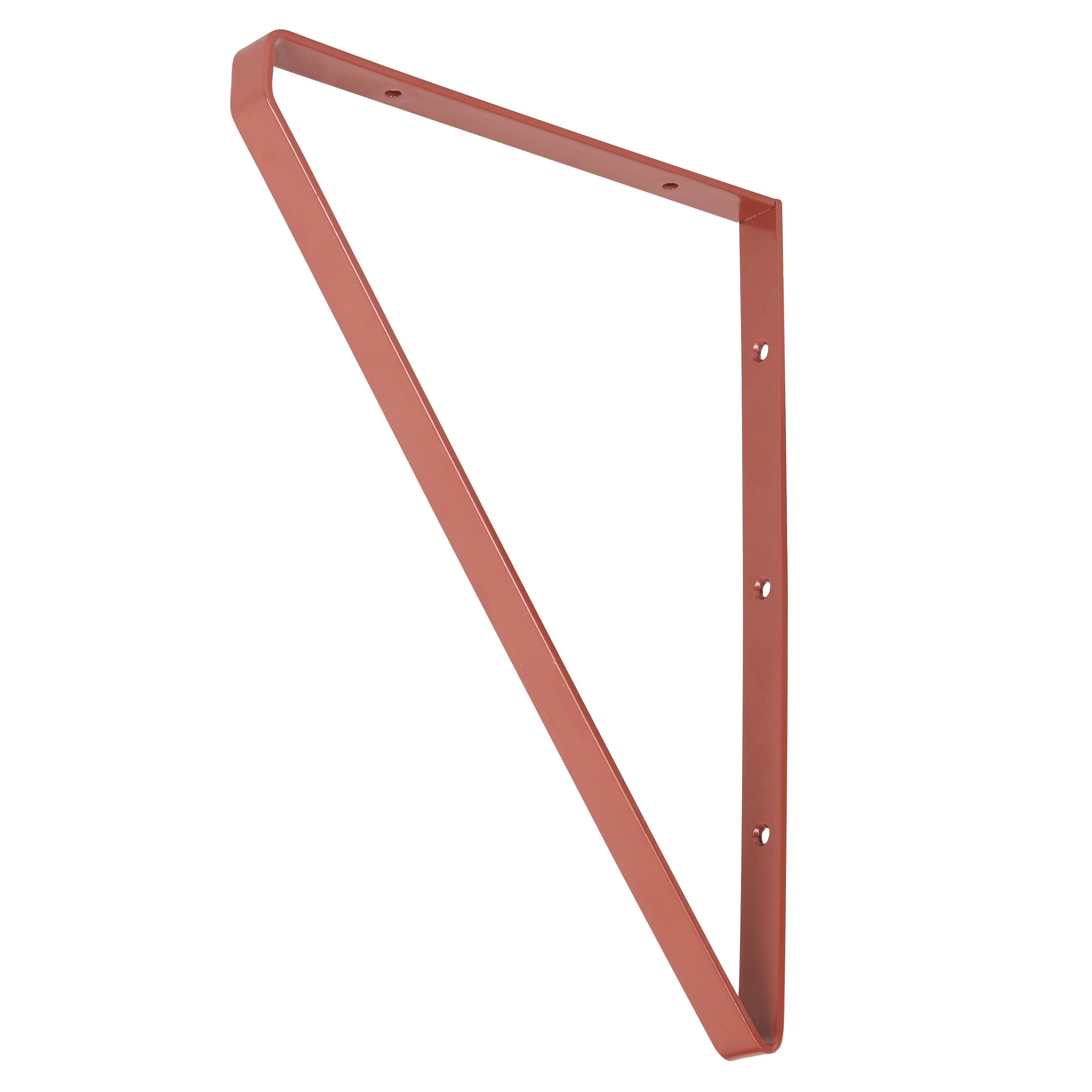 Form Clever Red Painted Steel Shelving bracket (H)280mm (D)200mm | DIY ...