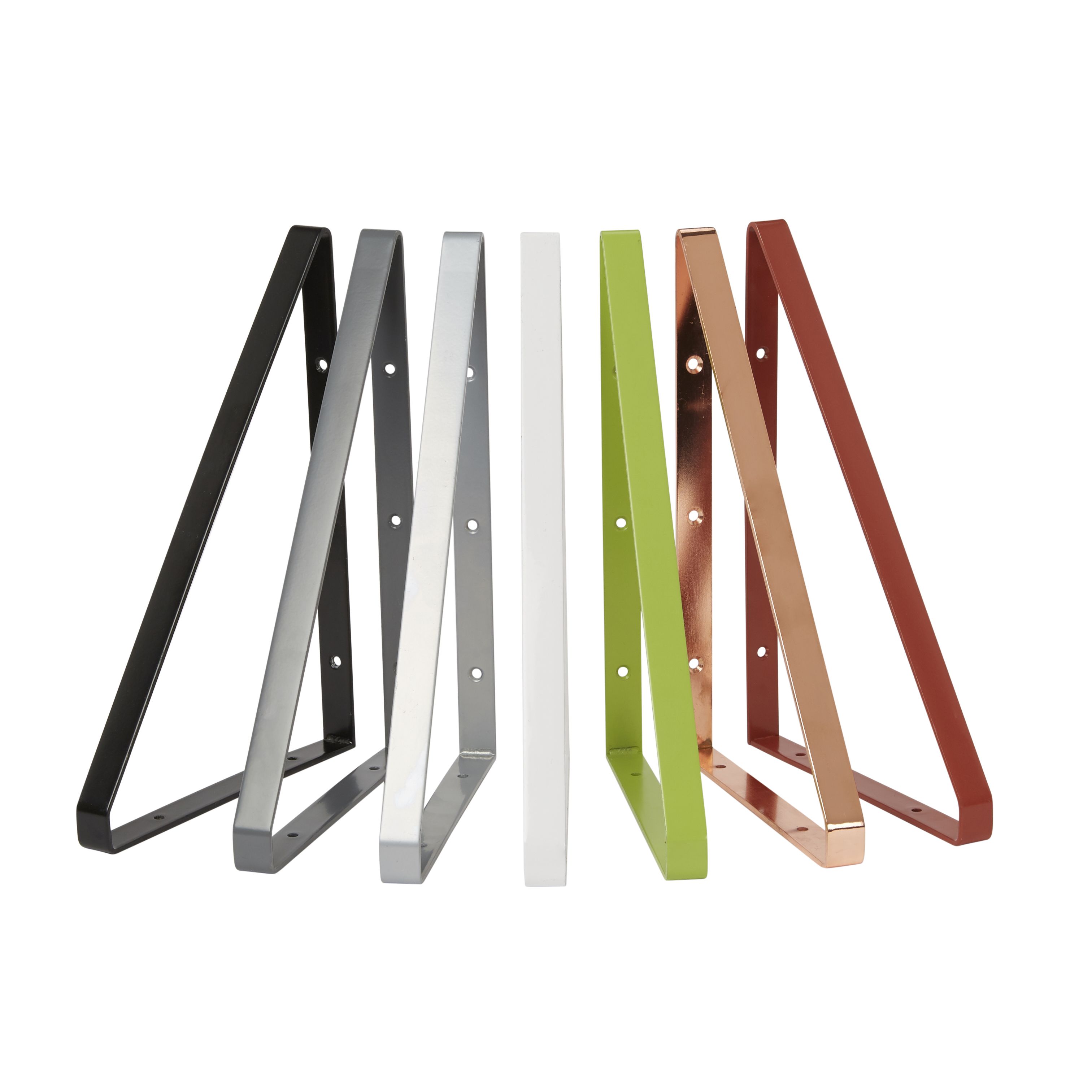 Form Clever White Steel Shelving bracket (H)280mm (D)200mm