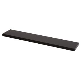 Form Cusko Gloss black Floating shelf (L)1180mm (D)235mm