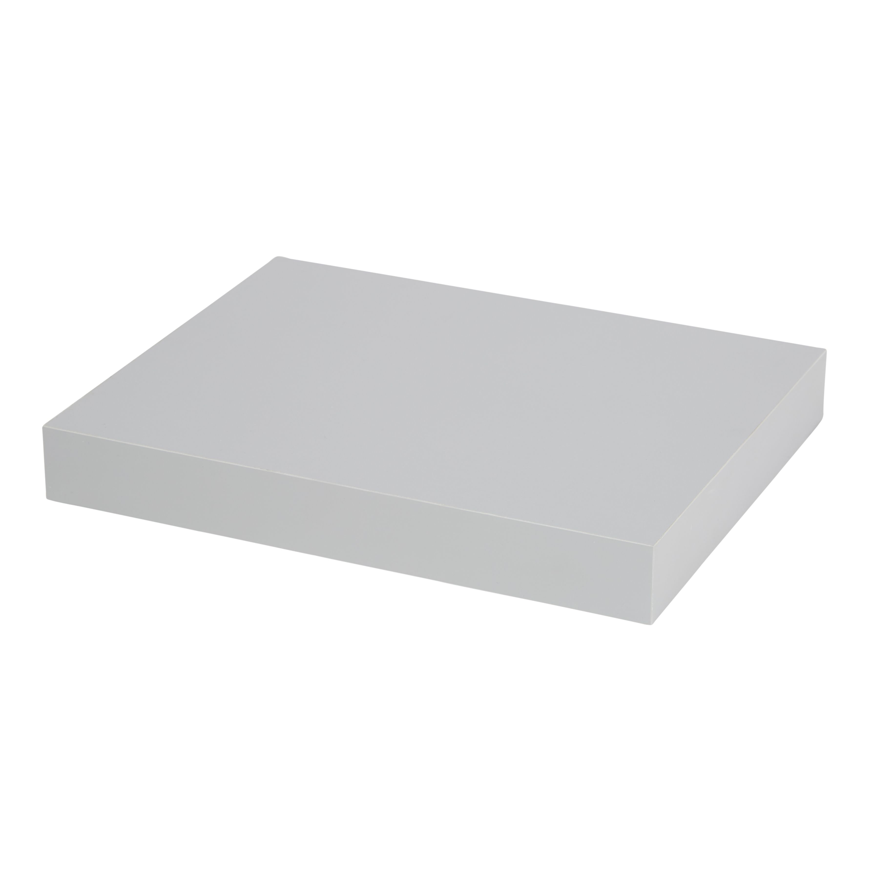 Form Cusko Grey Floating shelf (L)300mm (D)235mm DIY at B&Q