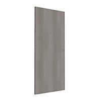 Form Darwin Grey oak effect Chipboard Cabinet door (H)958mm (W)372mm