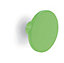Form Darwin Matt Green ABS plastic Round Door knob (Dia)40mm