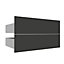 Form Darwin Modular Gloss anthracite Drawer (H)237mm (W)750mm (D)566mm, Pack of 2