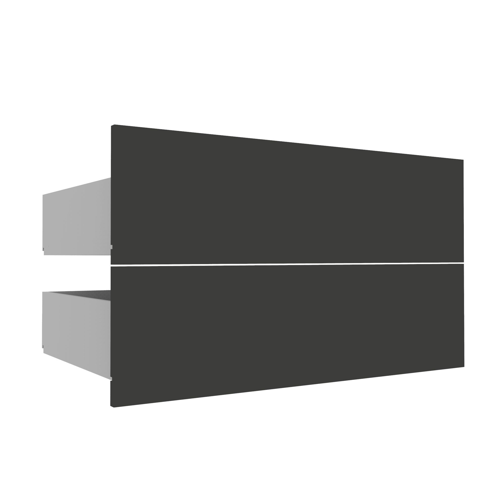 Form Darwin Modular Gloss anthracite Drawer (H)237mm (W)750mm (D)566mm, Pack of 2