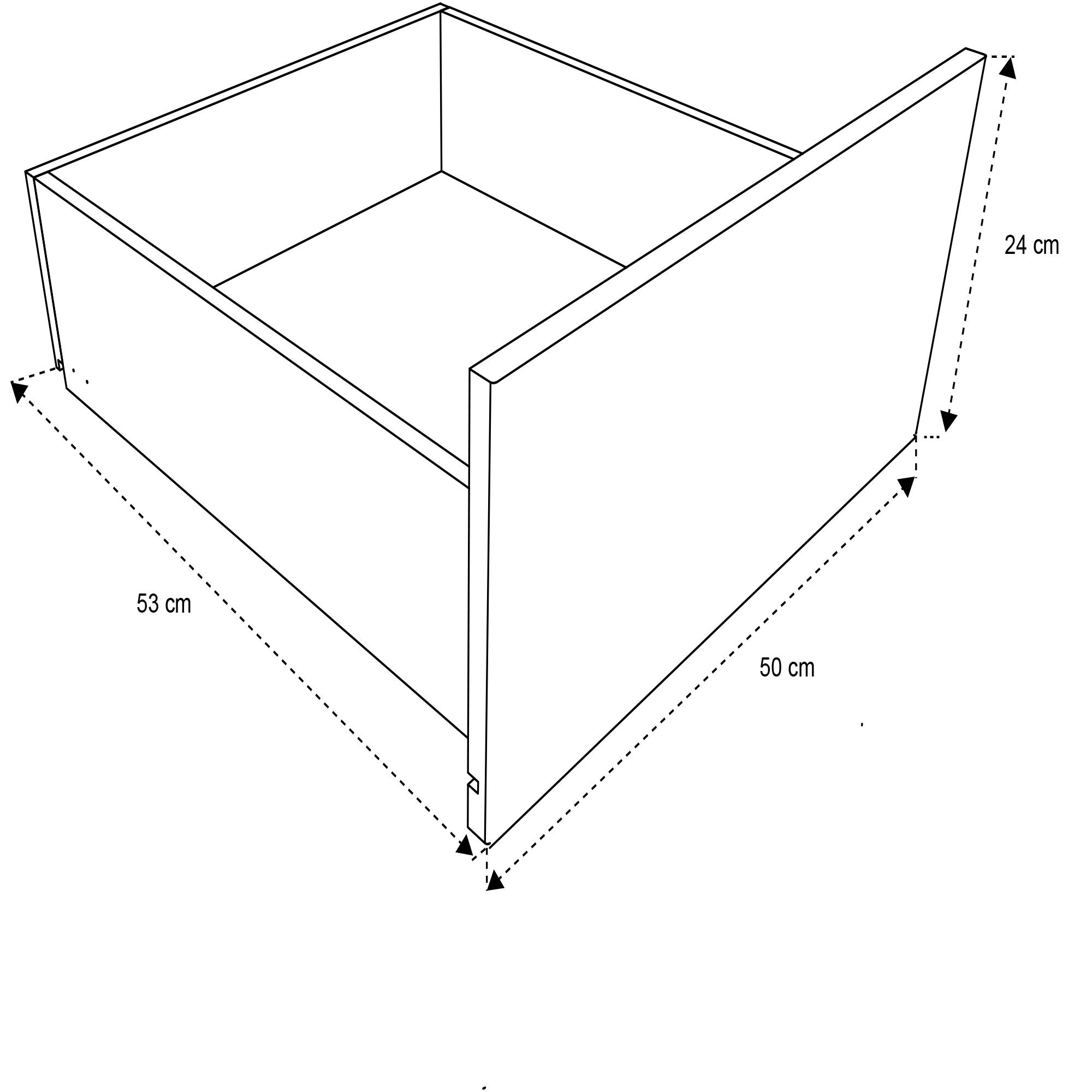 Form Darwin Modular Gloss anthracite External Drawer (H)237mm (W)500mm (D)566mm, Pack of 2