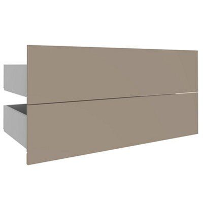 Form Darwin Modular Gloss cream External Drawer (H)237mm (W)1000mm (D)566mm, Pack of 2