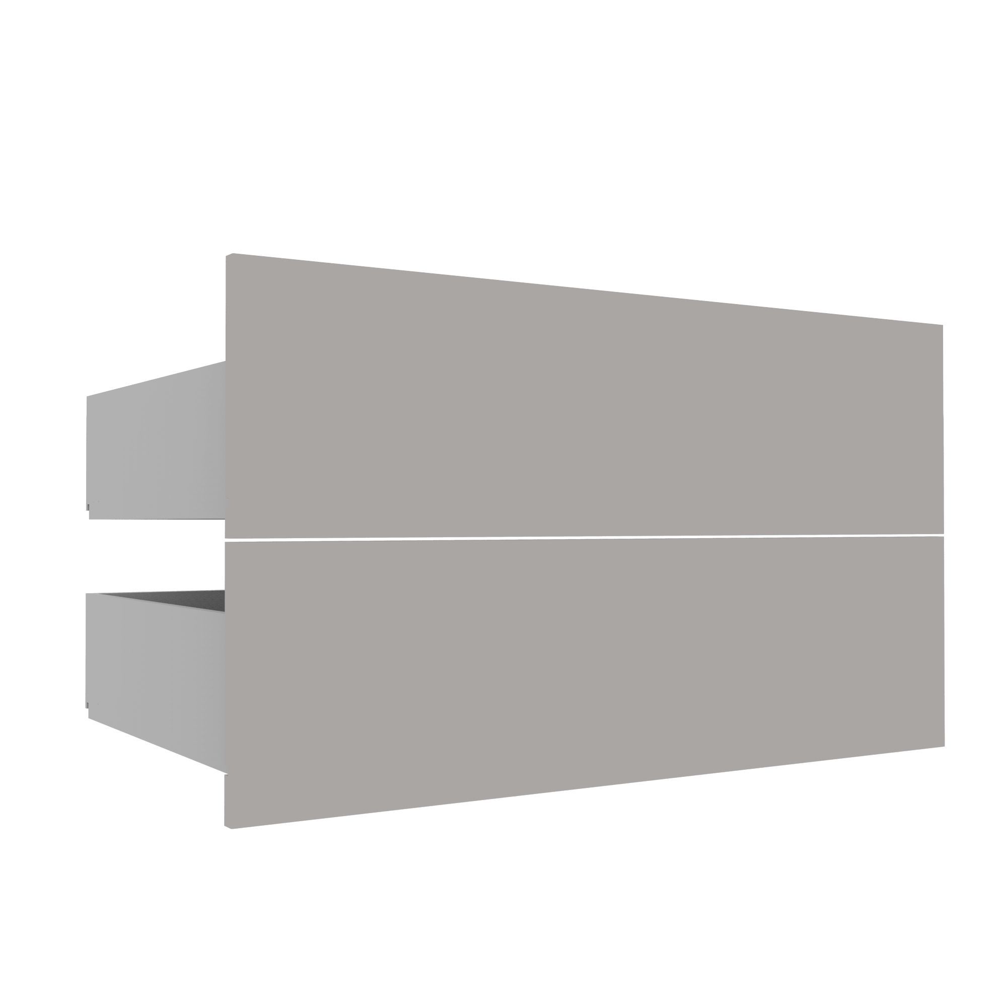 Form Darwin Modular Grey External Drawer (H)237mm (W)750mm (D)566mm, Pack of 2
