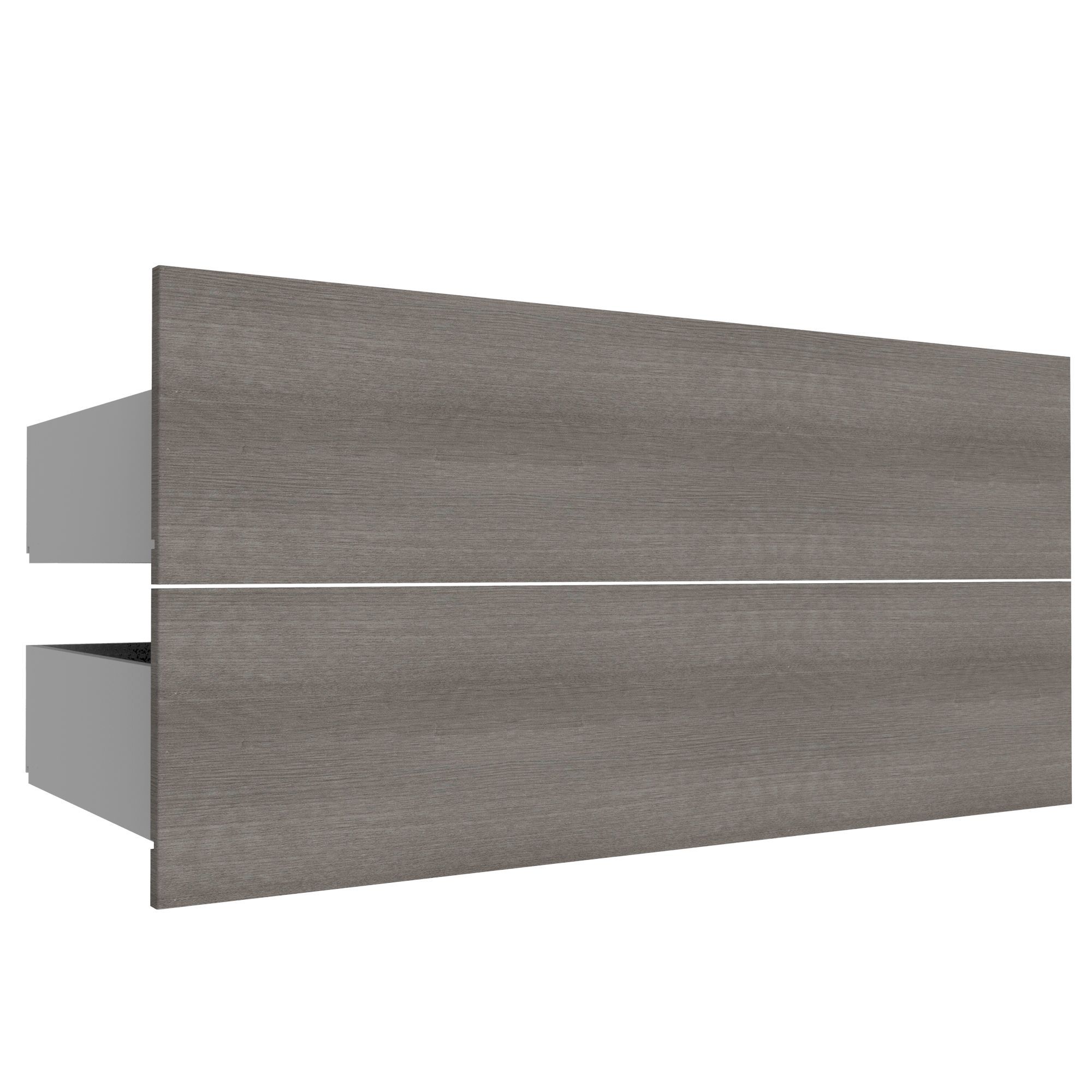Form Darwin Modular Grey oak effect External Drawer (H)237mm (W)1000mm (D)566mm, Pack of 2