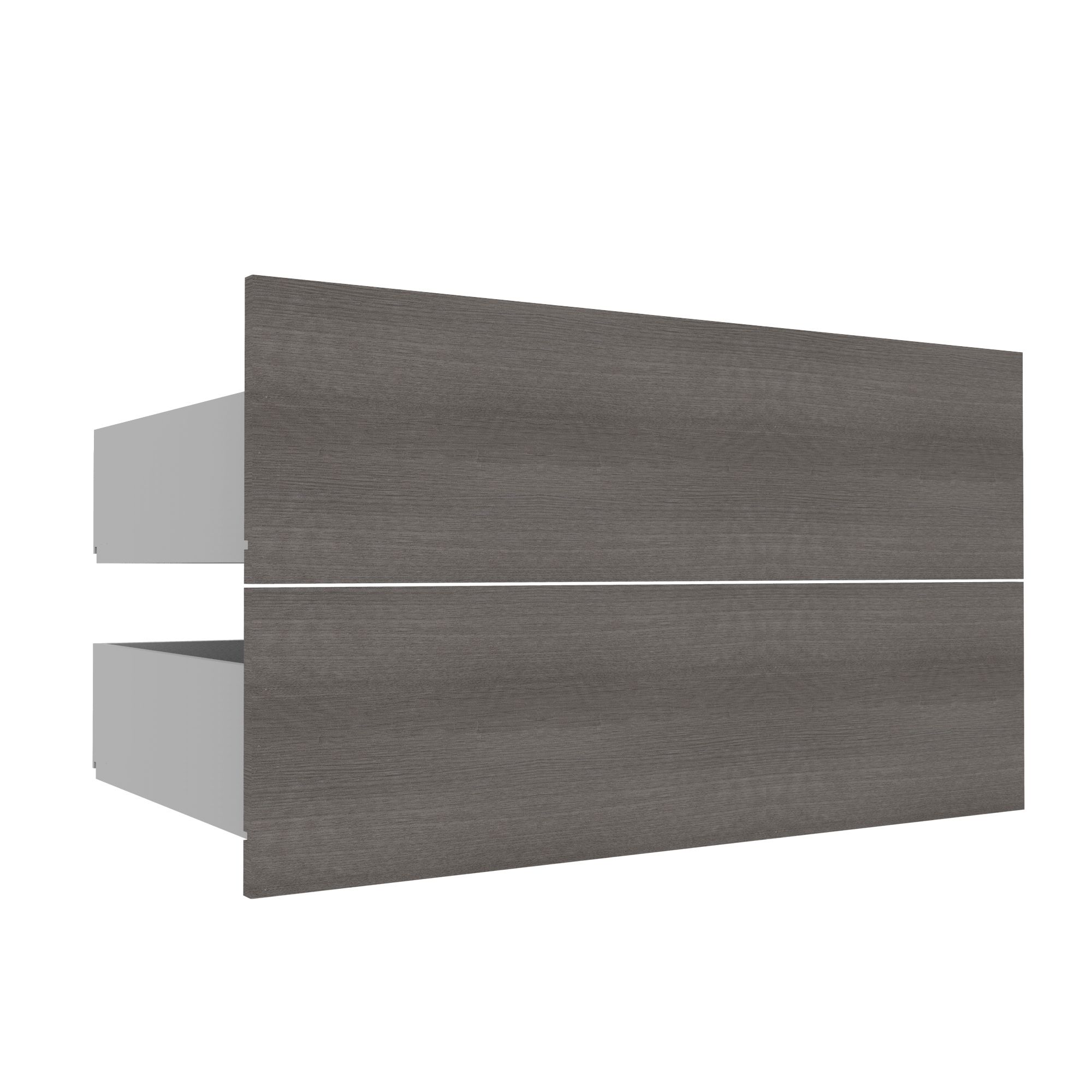 Form Darwin Modular Grey oak effect External Drawer (H)237mm (W)750mm (D)566mm, Pack of 2