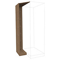 Form Darwin Modular Oak effect Corner cabinet kit (H)2356mm (W)288mm (D)566mm