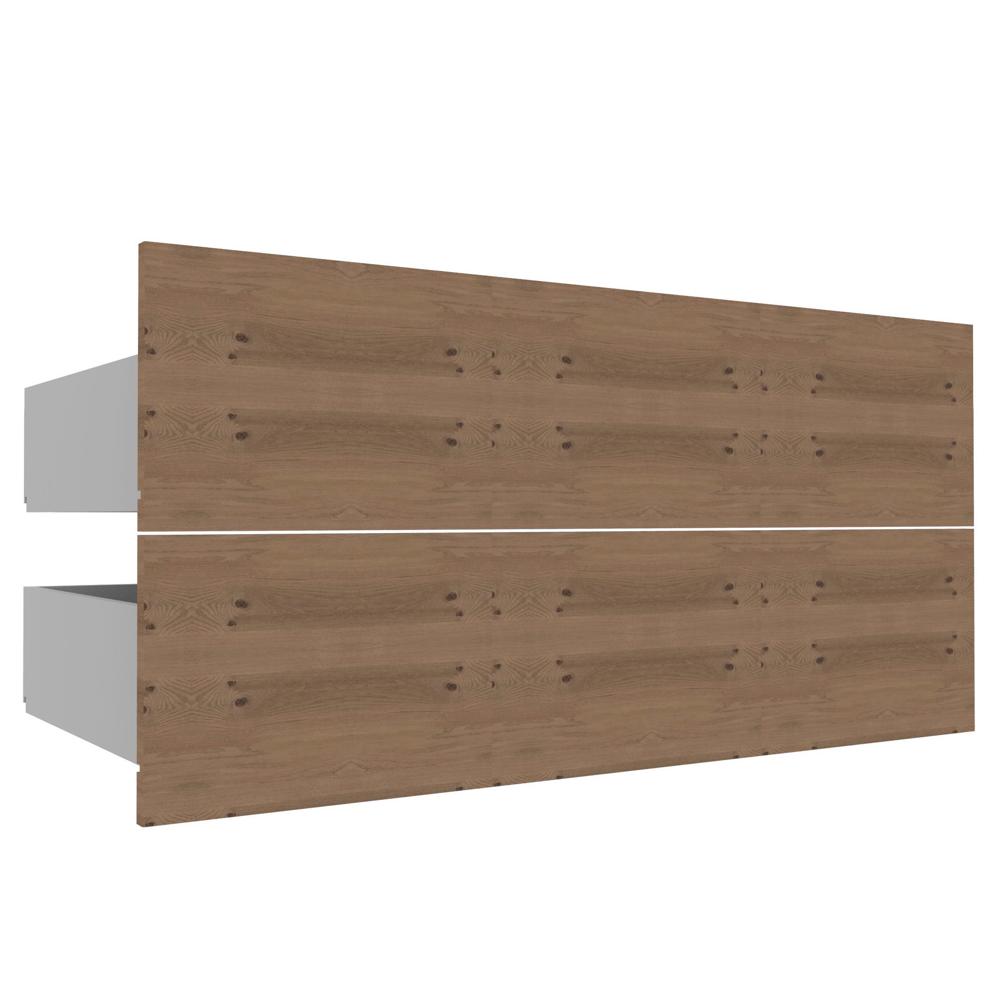 Form Darwin Modular Oak effect External Drawer (H)237mm (W)1000mm (D)566mm, Pack of 2