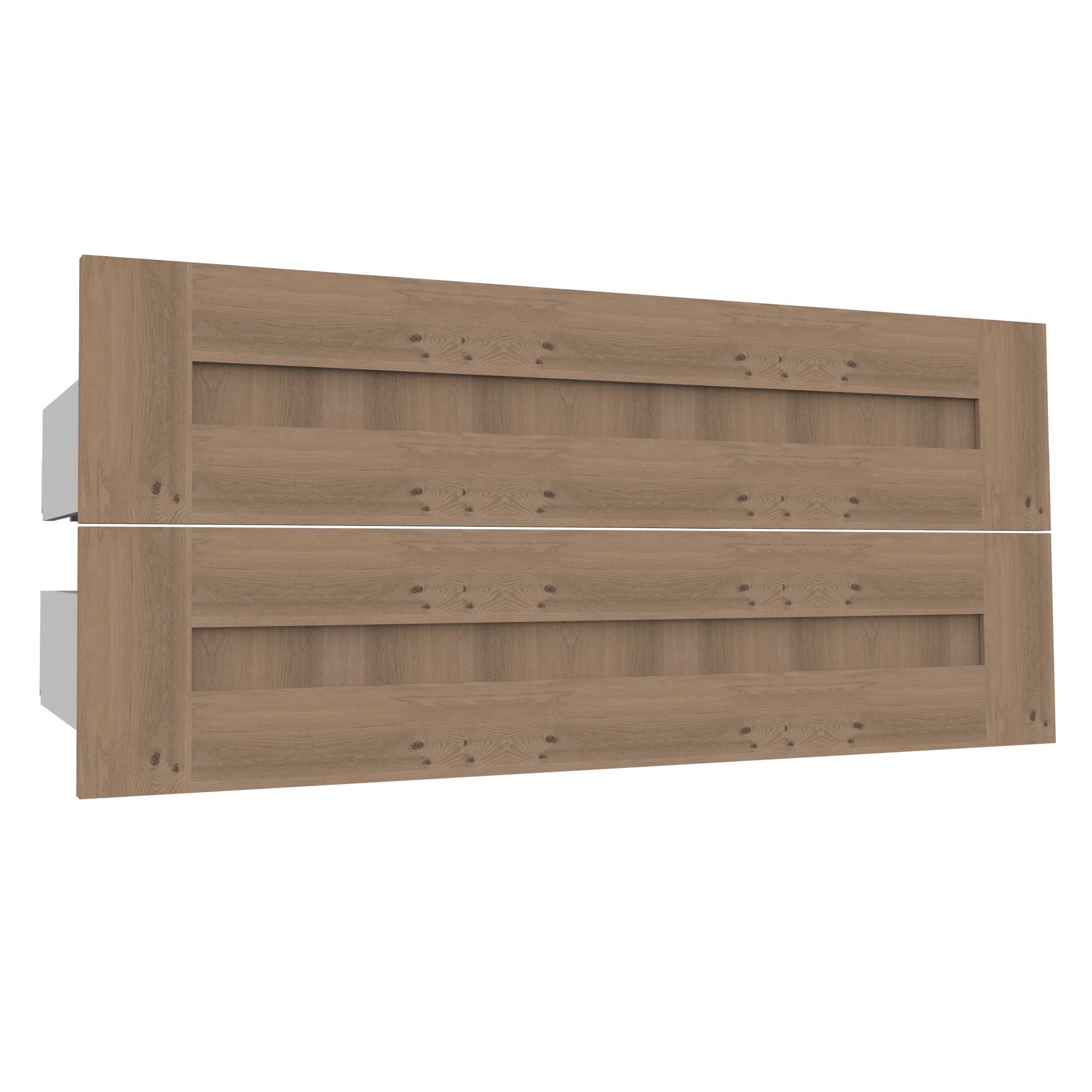 Form Darwin Modular Oak effect External Drawer (H)237mm (W)1000mm (D)566mm, Pack of 2