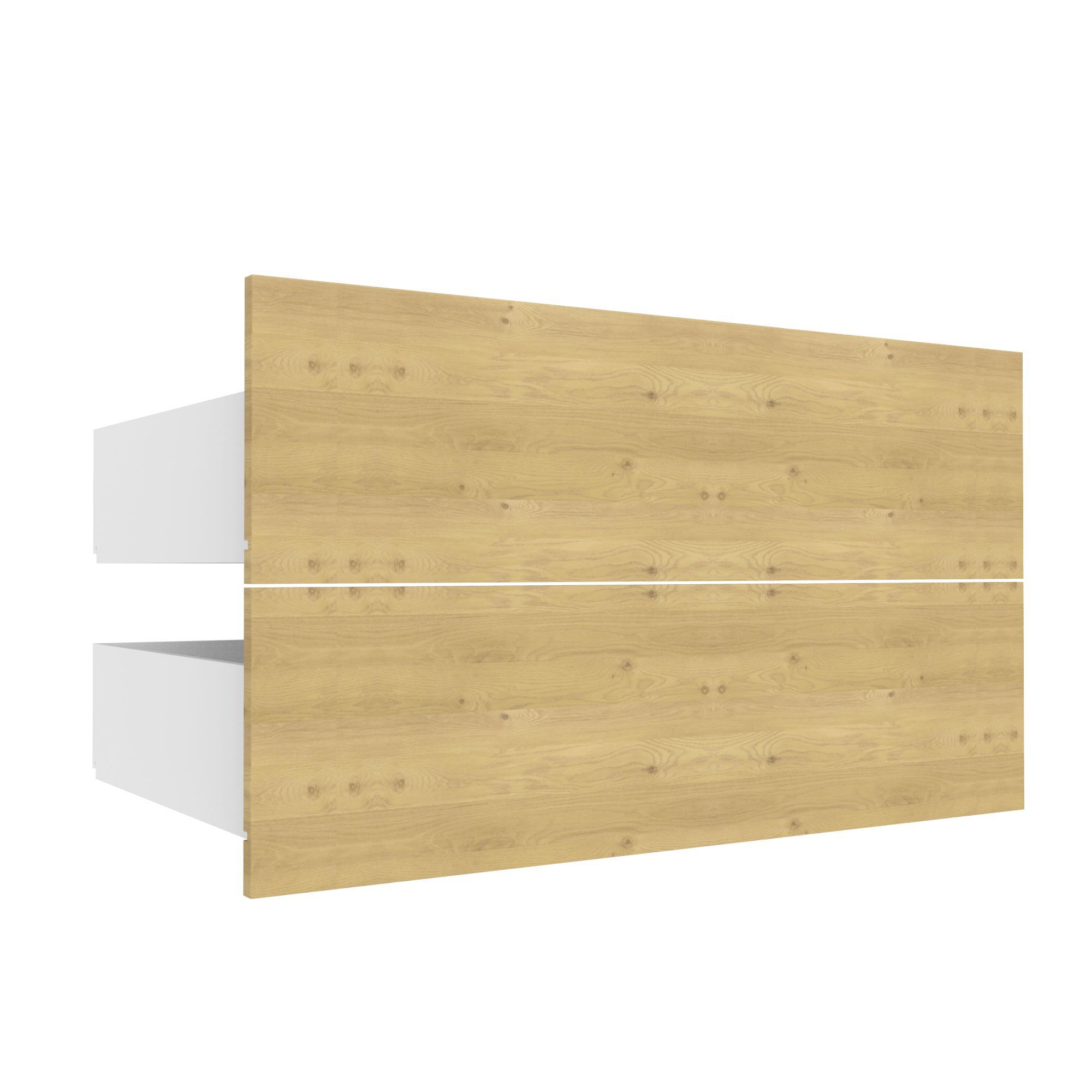 Form Darwin Modular Oak effect External Drawer (H)237mm (W)750mm (D)566mm, Pack of 2