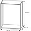 Form Darwin Modular Oak effect Tall Wardrobe cabinet (H)2356mm (W)1000mm (D)566mm