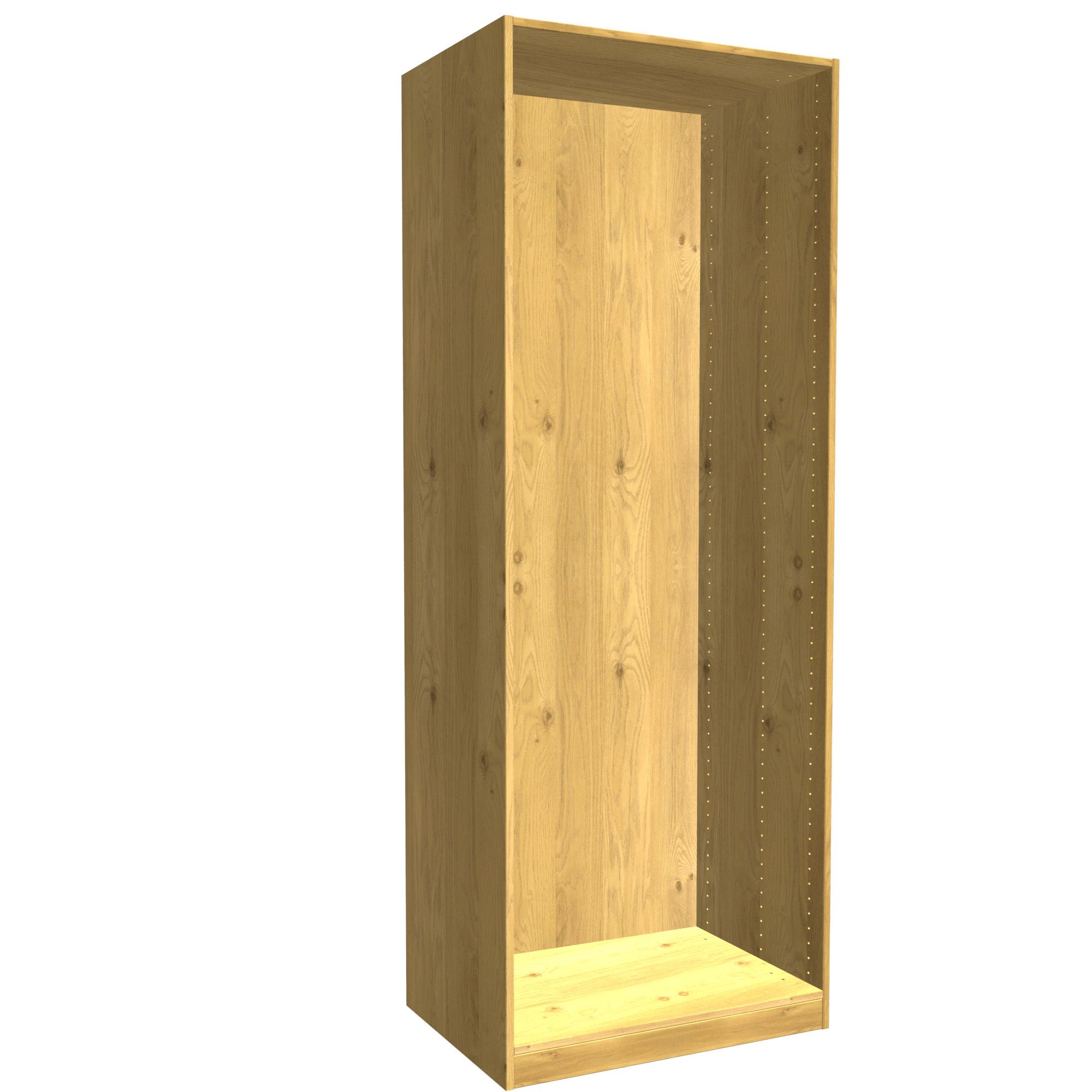 Form Darwin Modular Oak effect Tall Wardrobe (H)2356mm (W)750mm