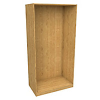 Form Darwin Modular Oak effect Wardrobe cabinet (H)2004mm (W)1000mm (D)566mm