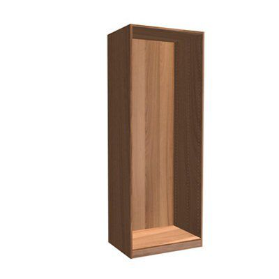 Form Darwin Modular Walnut effect Wardrobe cabinet (H)2004mm (W)750mm (D)566mm