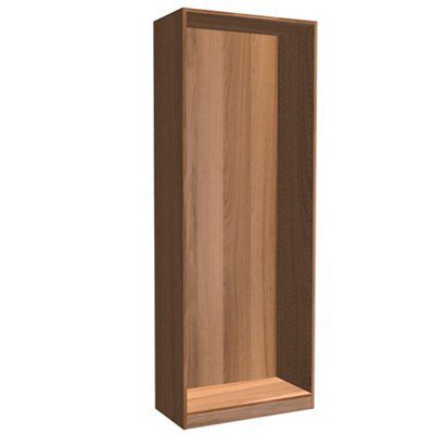 Form Darwin Modular Walnut effect Wardrobe cabinet (H)2356mm (W)750mm (D)374mm
