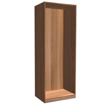 Form Darwin Modular Walnut effect Wardrobe cabinet (H)2356mm (W)750mm (D)566mm