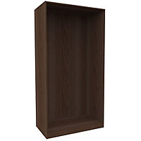 Form Darwin Modular Walnut walnut effect Wardrobe cabinet (H)2004mm (W)1000mm (D)566mm