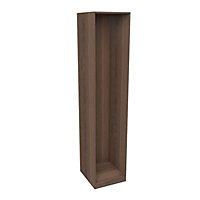 Form Darwin Modular Walnut walnut effect Wardrobe cabinet (H)2356mm (W)500mm (D)566mm