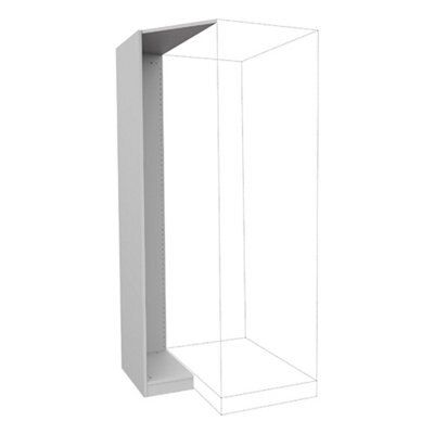 Form Darwin Modular White Corner cabinet kit (H)2356mm (W)288mm (D)566mm