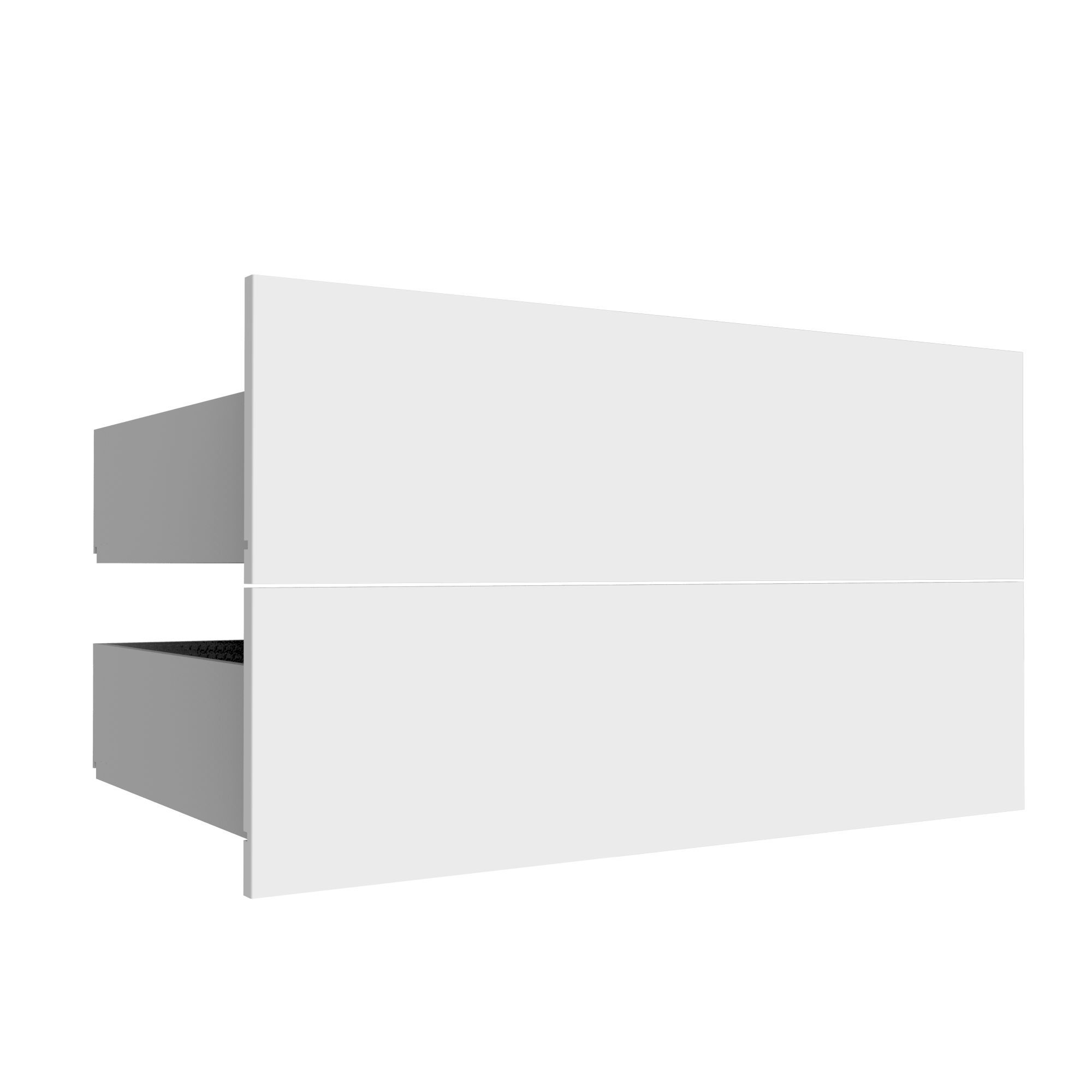Form Darwin Modular White External Drawer (H)237mm (W)750mm (D)566mm, Pack of 2