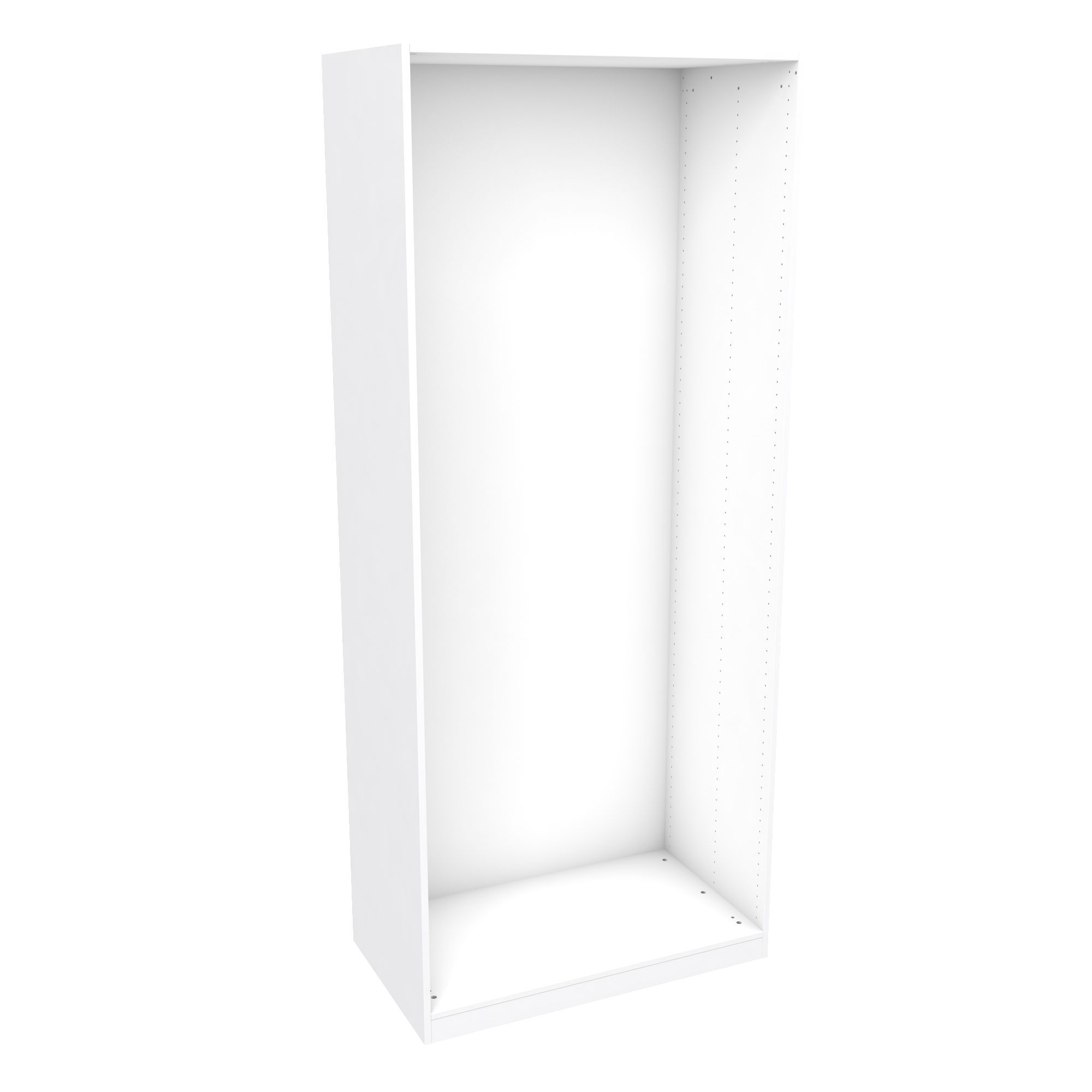 Darwin gloss white double wardrobe discount