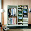 Form Darwin Modular White Wardrobe cabinet (H)2004mm (W)1000mm (D)566mm