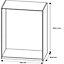 Form Darwin Modular White Wardrobe cabinet (H)2004mm (W)1000mm (D)566mm